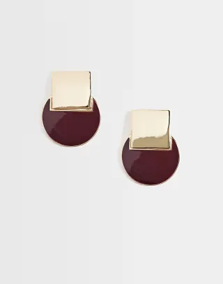 ASOS DESIGN Abstract stud earrings