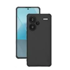 Silicone Back Case For Redmi Note 13 Pro Plus 5g - Black