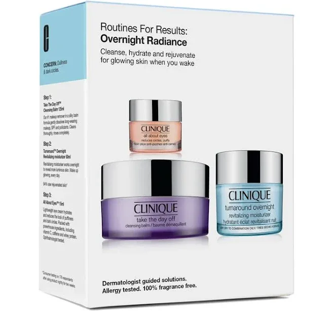 Clinique Overnight Radiance Skincare Set