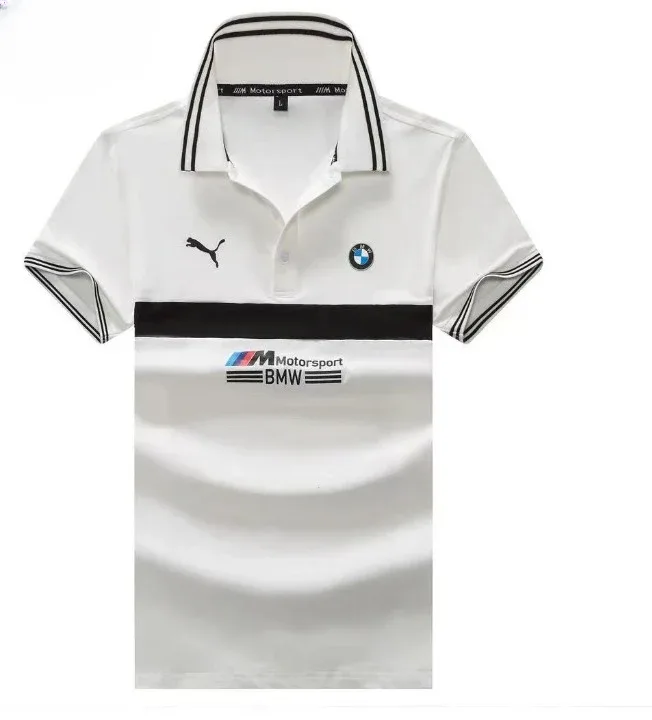 BMW Motorsport white polo shirt