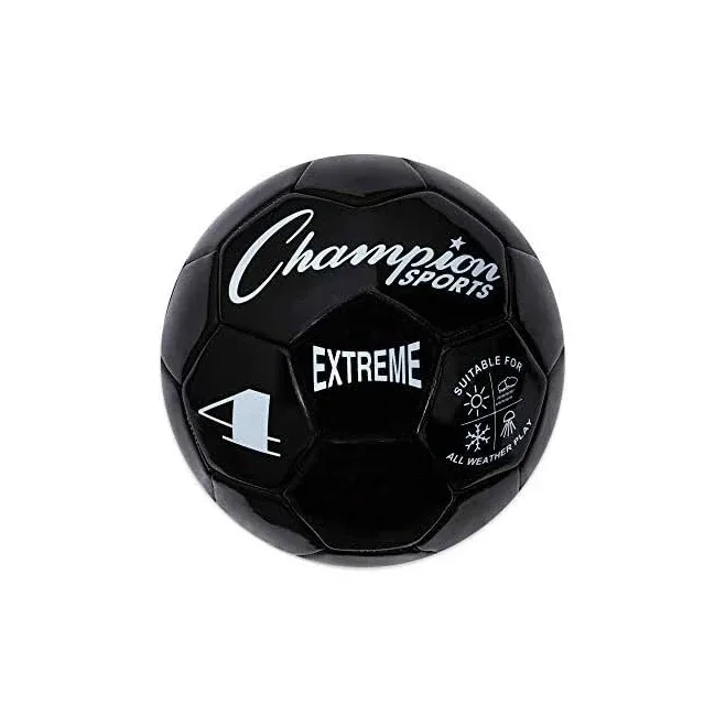 Champion Sports Extreme Series Soccer Ball Sizes 3, 4, 5, Soft Touch, All Weather, High Air Retention, Youth & Adult Lea