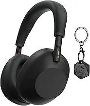 WH-1000XM6 Wireless Noise-Canceling Headphones with QN3 Processor (Black) Bundle with Finder Key Chain (2 Items)