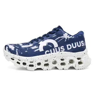 Designer Shoes - Lightweight Casual Sneakers for Couples - Classic Versatile Style in White and Blue