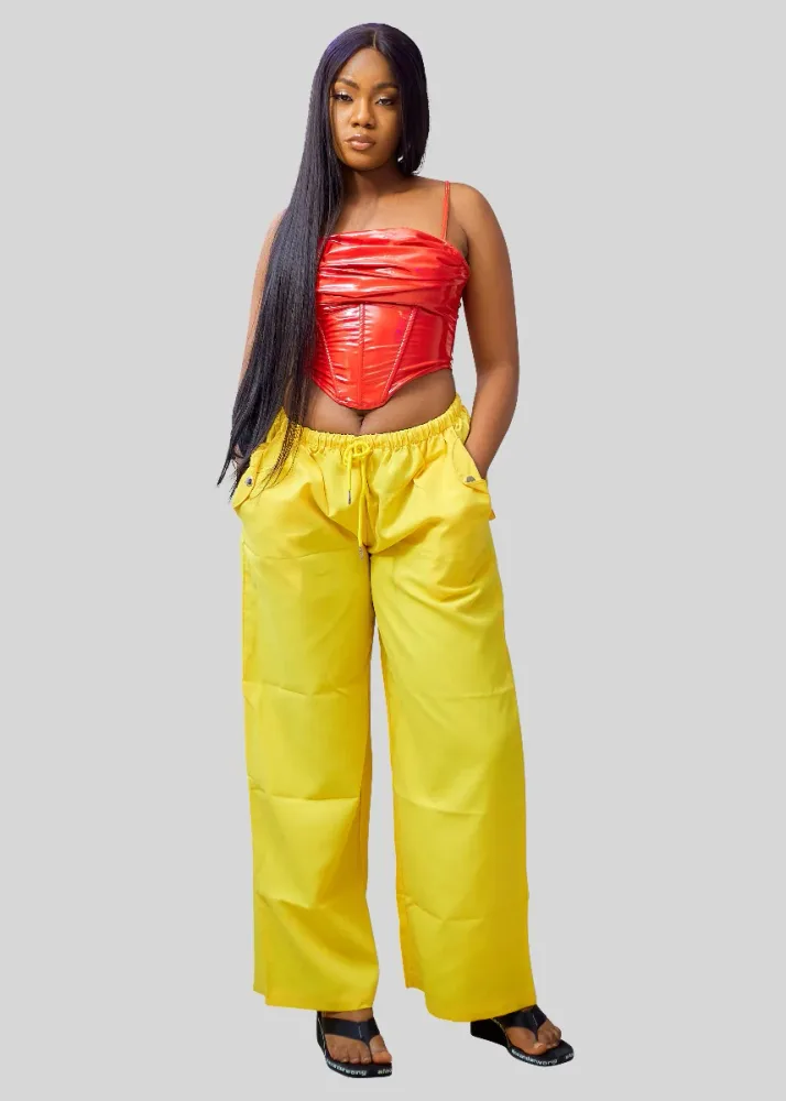 FLAP POCKET ELASTIC WAIST JOGGER