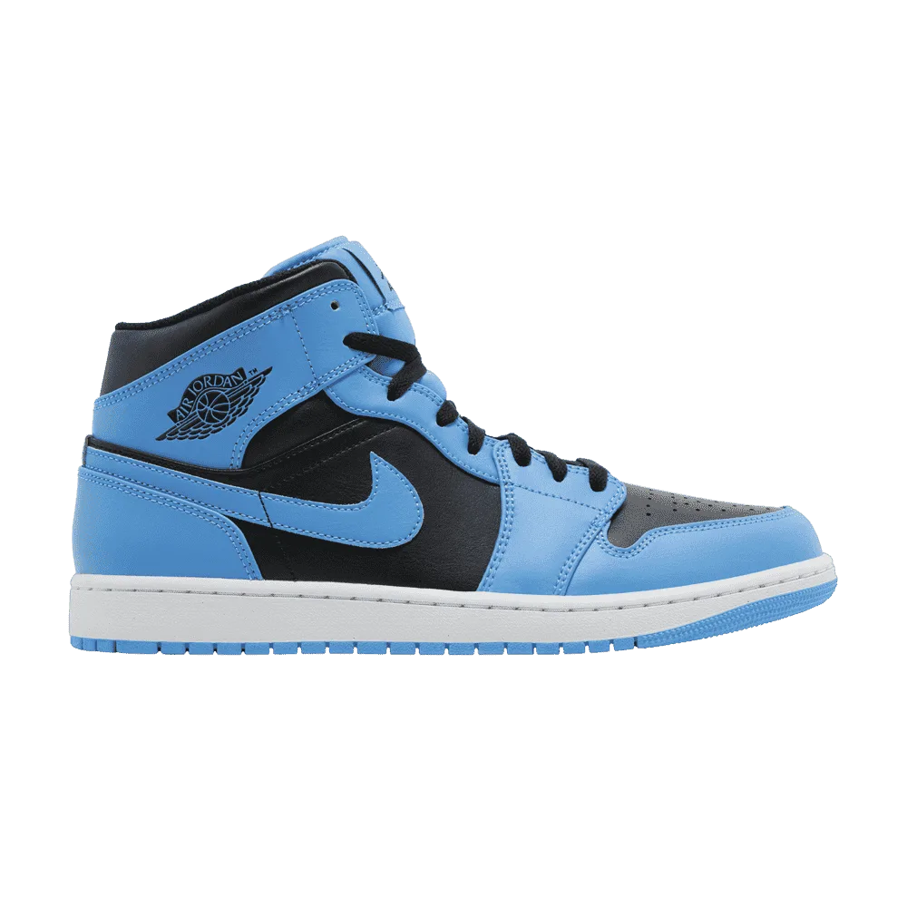Air Jordan 1 Mid University Blue Black