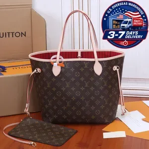 Luxury Designer Bag Tote Bag louis vittonbag large Handbag leather shopping purse high quality crossbody Shoulder bag MM