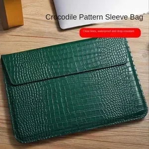 PU Leather Laptop Sleeve Pouch for MacBook Air 11-15.4 in, Retina Laptop Sleeve Envelope, Slim Protective Case, Unisex C