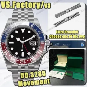 VS Factory Mens Watch Designer Watches Men Super Clone Qualtiy 40MM Cal.3285 Movement Mechanical Watch 904L Stainles Ste