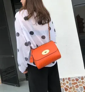 Genuine dh1102219088 Bags Ladies - Chic Cow Leather Handbags with Shoulder Chain hot Design, Women's Fl