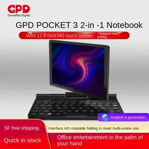 Foldable Laptops, Pocket Laptops, 8 Inch Mini Laptop, Mini Laptop Touch Screen - Compact Business Portable Laptop with R