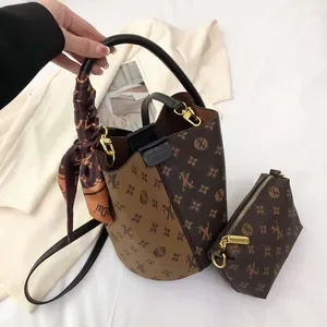 luxury brand bags 2026 New Fashion Foreign Trade Women's Printed Mother-Daughter Bucket Versatile Shoul