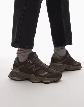 New Balance 9060 sneakers in brown
