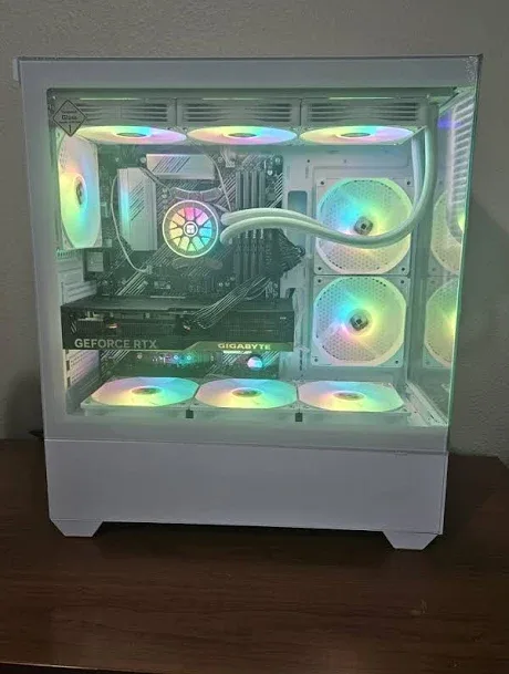 Powerful Liquid Cooled Gaming Pc Desktop I9 Ryzen 7 Cpu, Rtx Series