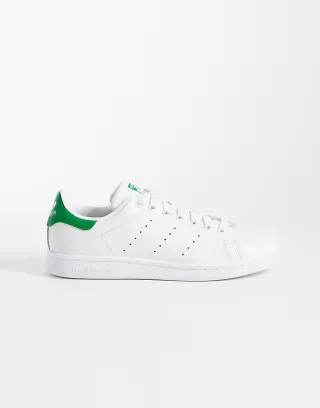 adidas Originals Stan Smith sneakers in white and green