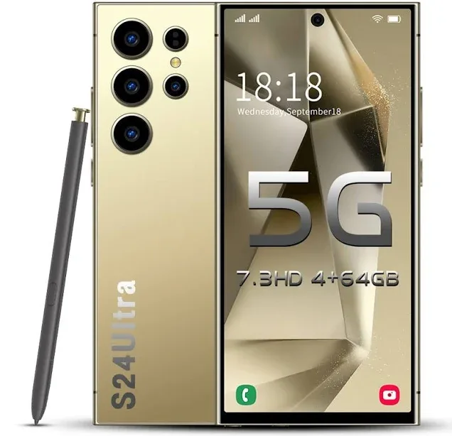 S24 Ultra 5g Smartphone 7.3" Factory Unlocked Android Cellphones Dual