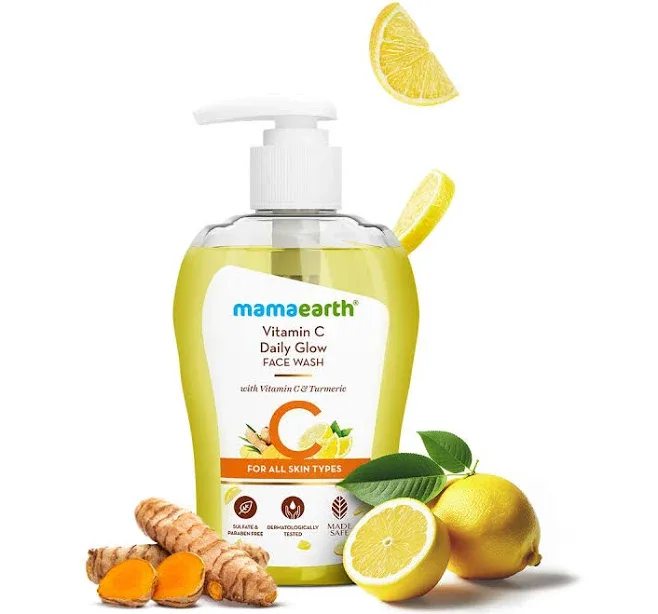 Mamaearth Vitamin C Face Wash with Turmeric