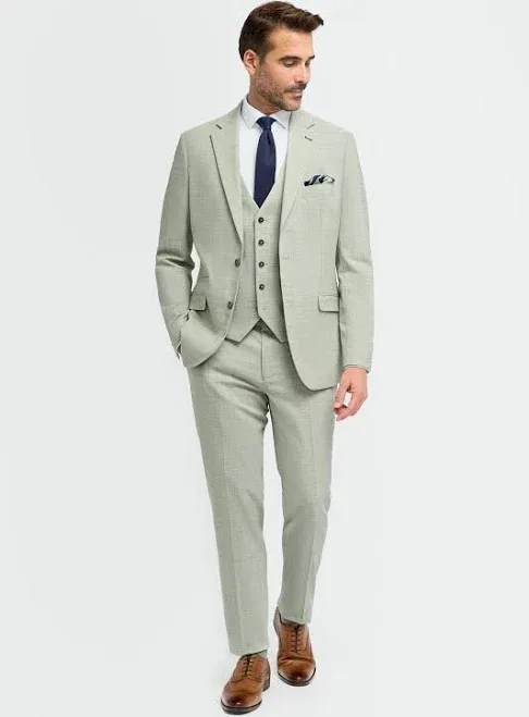 Camden Sage Three Piece Suit