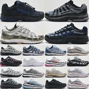 2026 Top P6000 Running Shoes for Men Women 6000 Designer Trainers Metallic Silver Light Bone Laser Fuchsia Triple Black