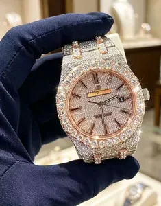 Moissanite watches Diamond Watch Designer Men's and Women's Watches VVS High-Quality Diamond Automatic