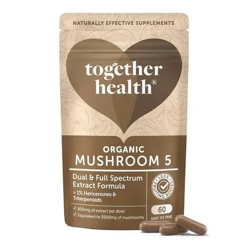 Together Health Mushroom 5 Organic 60 Capsules