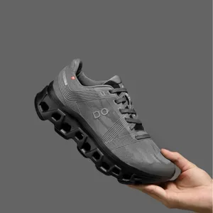 Mesh Running Shoes for Men - Hollow Out Sport Sneakers with Shock-Absorbing Thick Sole, Outdoor Jogging, Gym Training, W