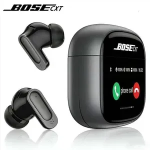 BOSECXT Ultra V11 Smart Touch Multi functional Large Screen TWS Wireless ANC Noise Cancelling Enc Heavy Bass Earbuds 26Y