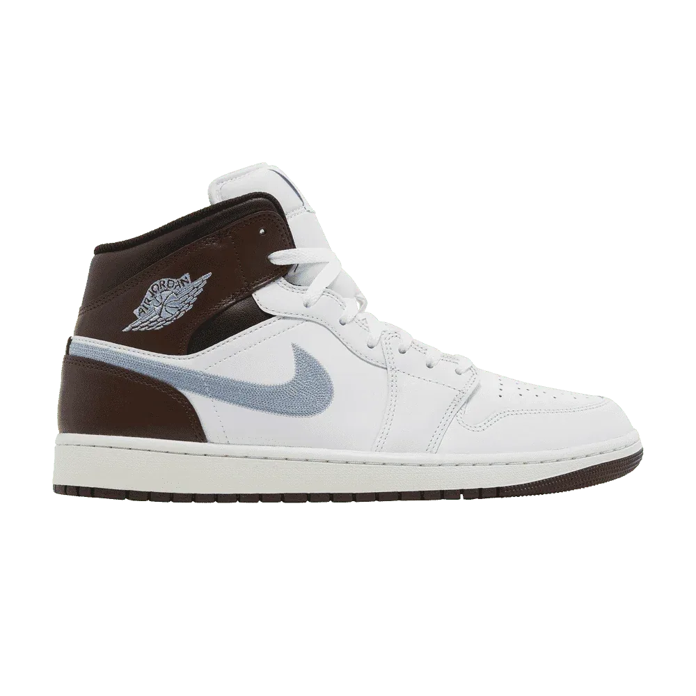 Air Jordan 1 Mid SE Brown Blue Grey