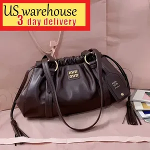 Arcadie 10A Leather Shoulder Bags - Minimalist Black Matelassé Tote with Tassel Handle - Designer Underarm Pochette for