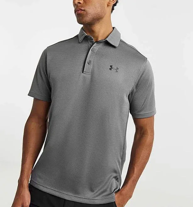 Graphite Under Armour Tech Short Sleeve Polo