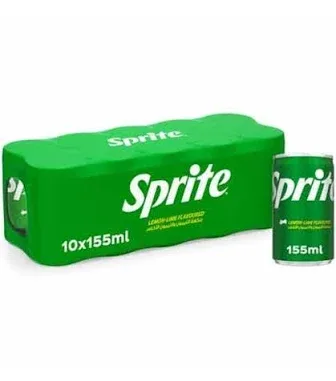 Sprite Lemon-Lime Flavoured Soft Drink Can 155ml