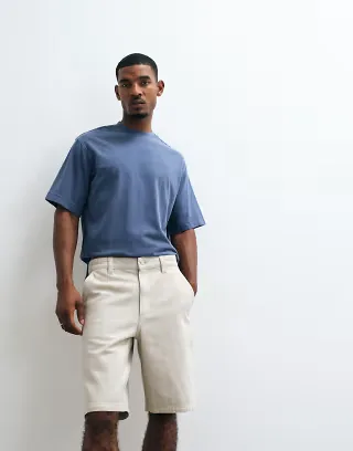 Cotton On baggy worker shorts in stone