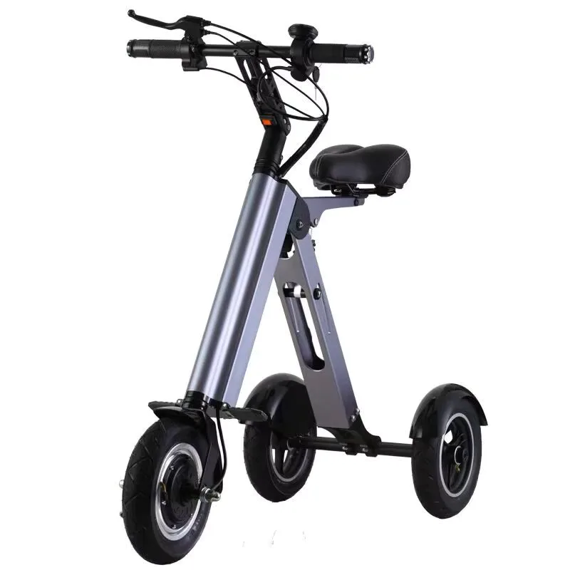 250W Folding Electric Tricycle 7.8A Aluminum Alloy 3-Wheel Mobility Scooter Portable for Adults & Seniors