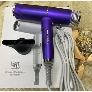 Strong Wind Hair Dryer Diffuser - High Power Blue Light Anion Anti-Static Hair Tool for Home Hair Dryers