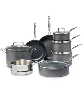 Cuisinart Chef's Classic Nonstick Hard Anodized Cookware 13 Piece Set