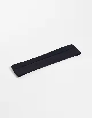 4505 seamless mesh running headband in black