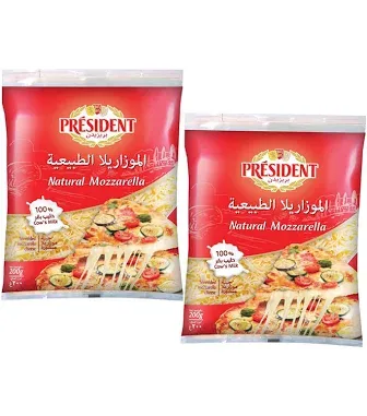 President Shredded Mozzarella Cheese Value Pack 2 x 200 g