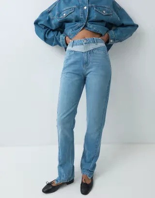 ASOS DESIGN back to front straight leg jean