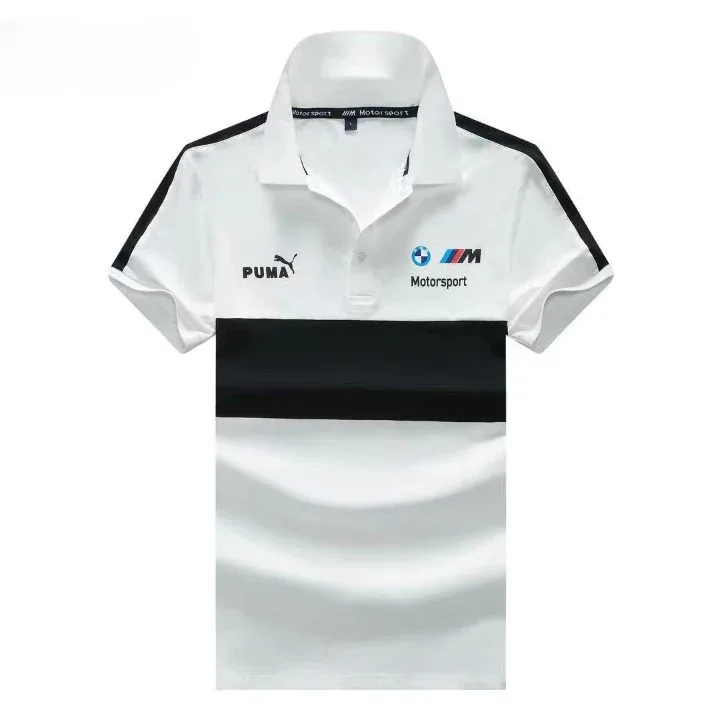 Motorsport BMW white polo shirt