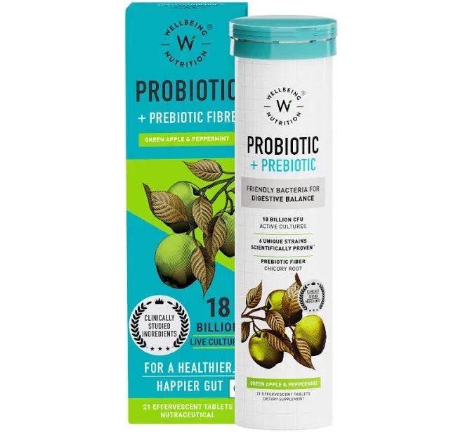 Wellbeing Nutrition Daily Probiotic + Prebiotic
