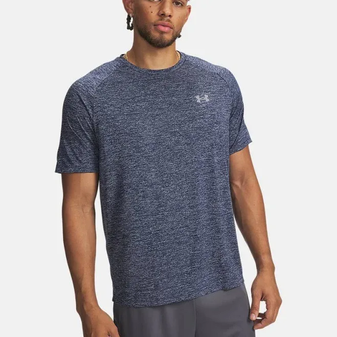 Men's Tech 2.0 Short Sleeve - Blue, Sm, Under Armour