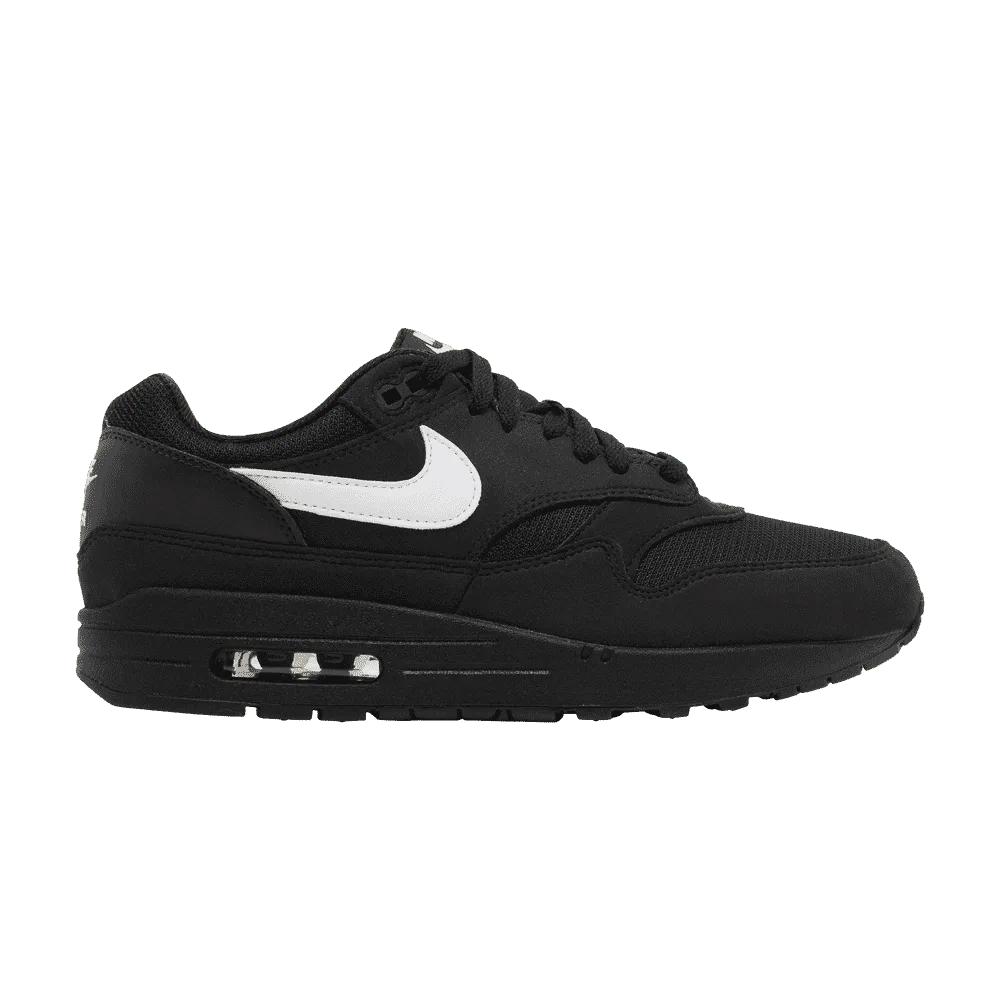 Air Max 1 Black White Swoosh