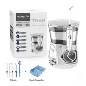 V660G Oral Irrigators - 12-Level Water Flossers with Nozzle Set - Dental Water Jet for Teeth Cleaning and Whitening - Ho