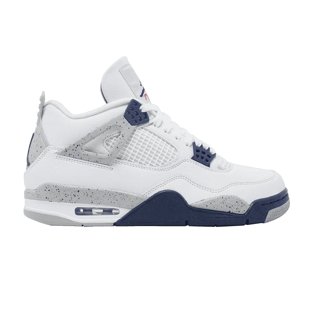 Air Jordan 4 Retro White Midnight Navy