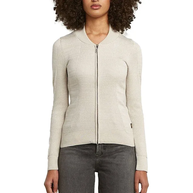 Woman G-star 3d Biker Full Zip Sweater