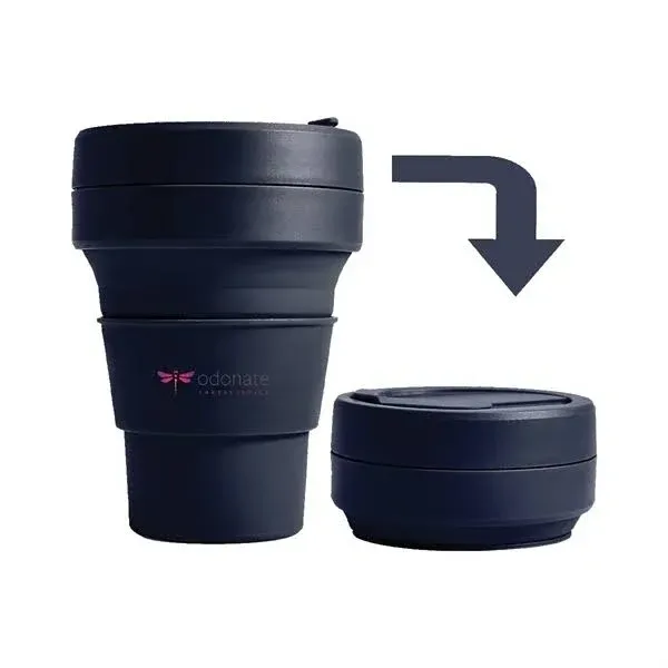 Customized Stojo 72 Pcs. 12 Oz Collapsible Cup, Full Color Digital Denim