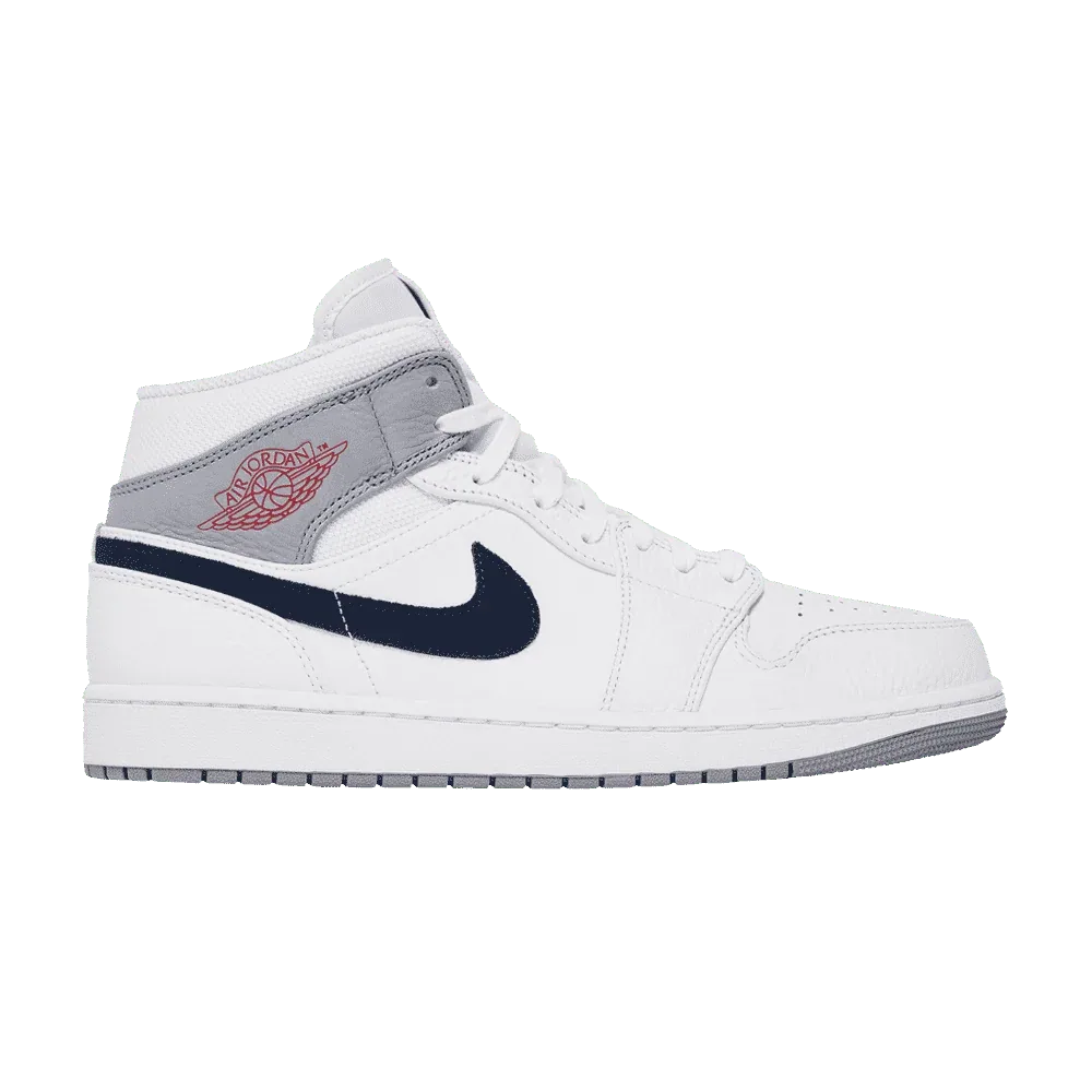 Air Jordan 1 Mid Paris White