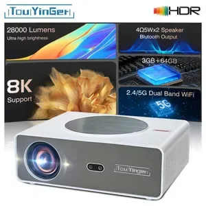 Touyinger Q11 projector 4K 8K led home theater electronics video game devices 5G Projectors full HD mov