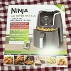 Ninja Air Fryer Max 5.2L 1750W Grey/Black 6 Programs Max Crisp Timer