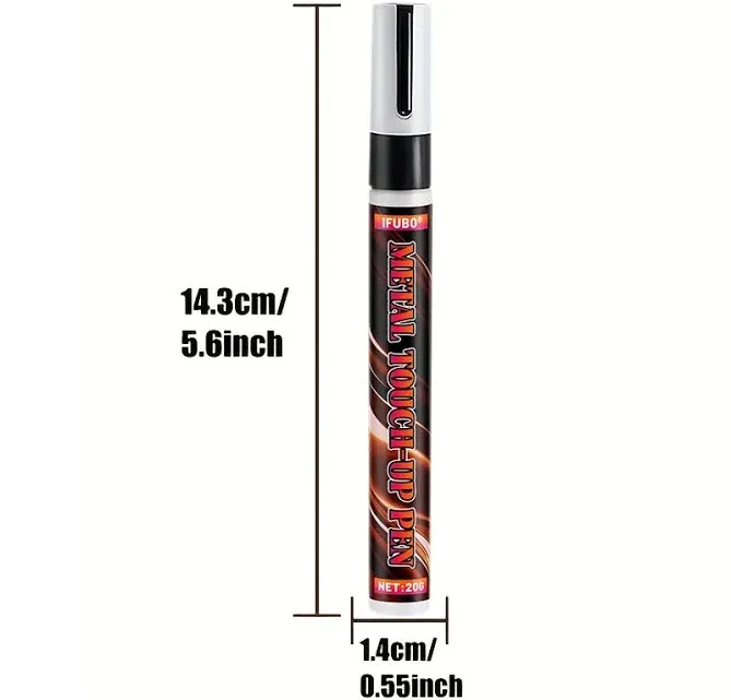 IFUBO Universal Touch-Up Pen - Black Paint Repair for Electronics, Doors, Handles, Cameras, and