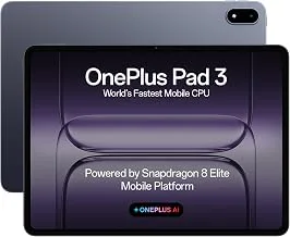 OnePlus Pad 3 World's Fastest Snapdragon 8 Elite Processor, 13.2" 3.4k Screen, 144Hz Adaptive Refresh Rate, 8 Speakers,